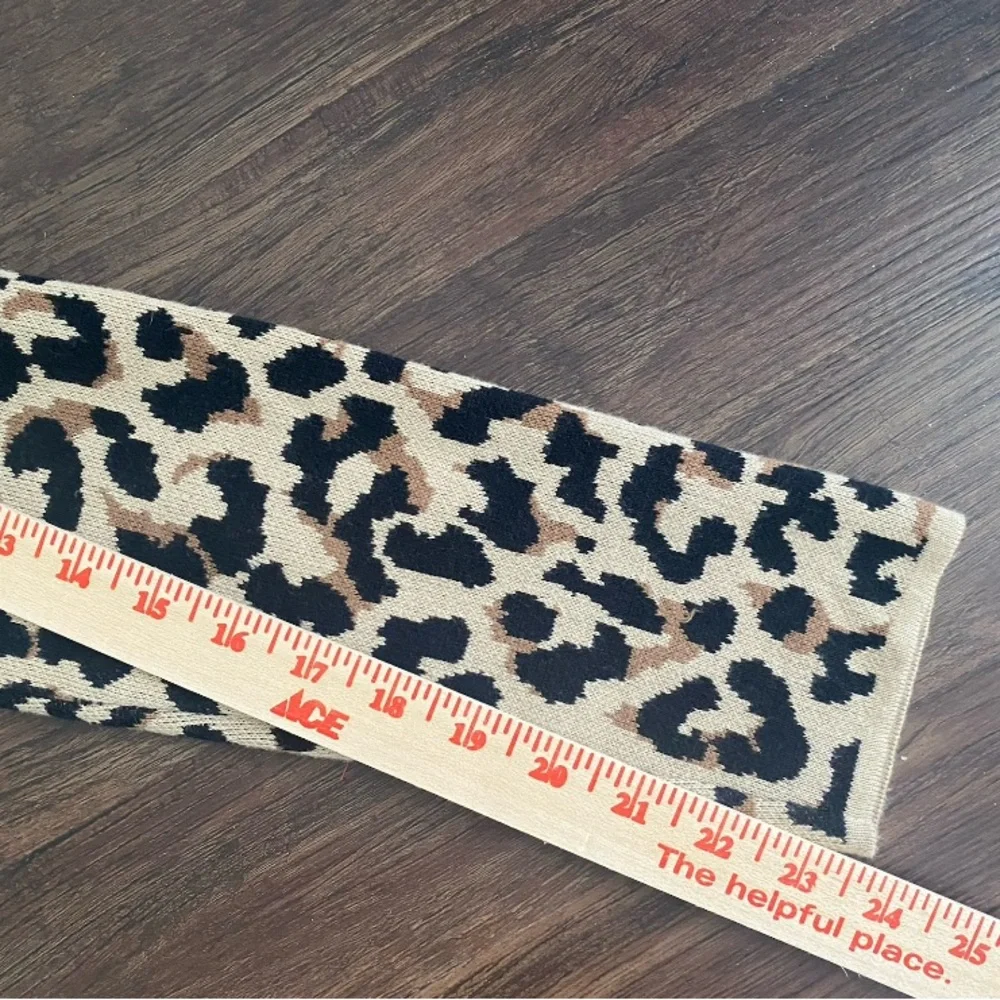 J. Crew Animal  Print 100% Cotton Sweater Blazer S